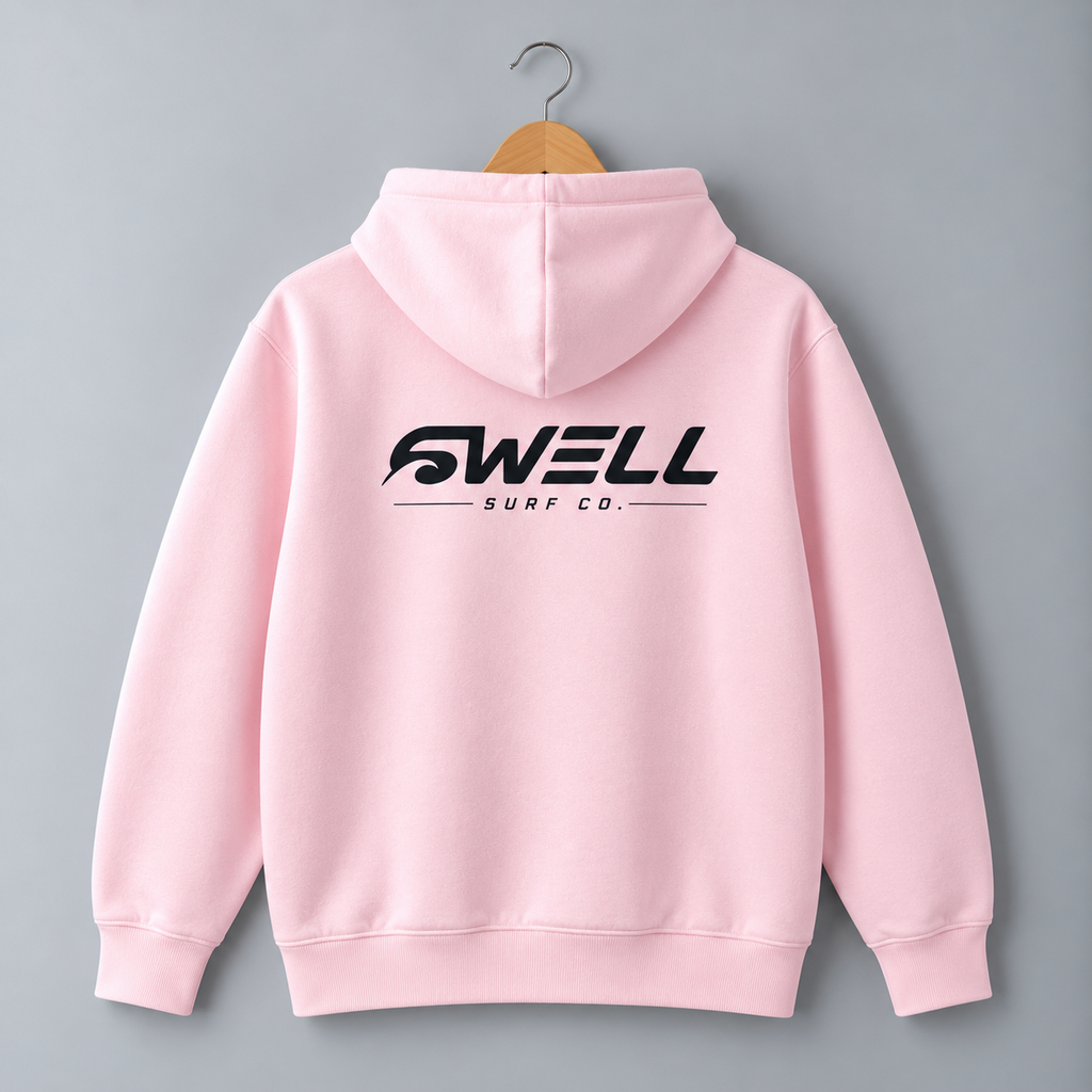 Post Surf Hoodie Pink