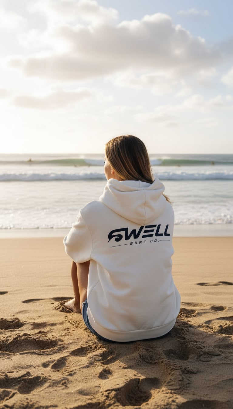 Post Surf Hoodie Cream