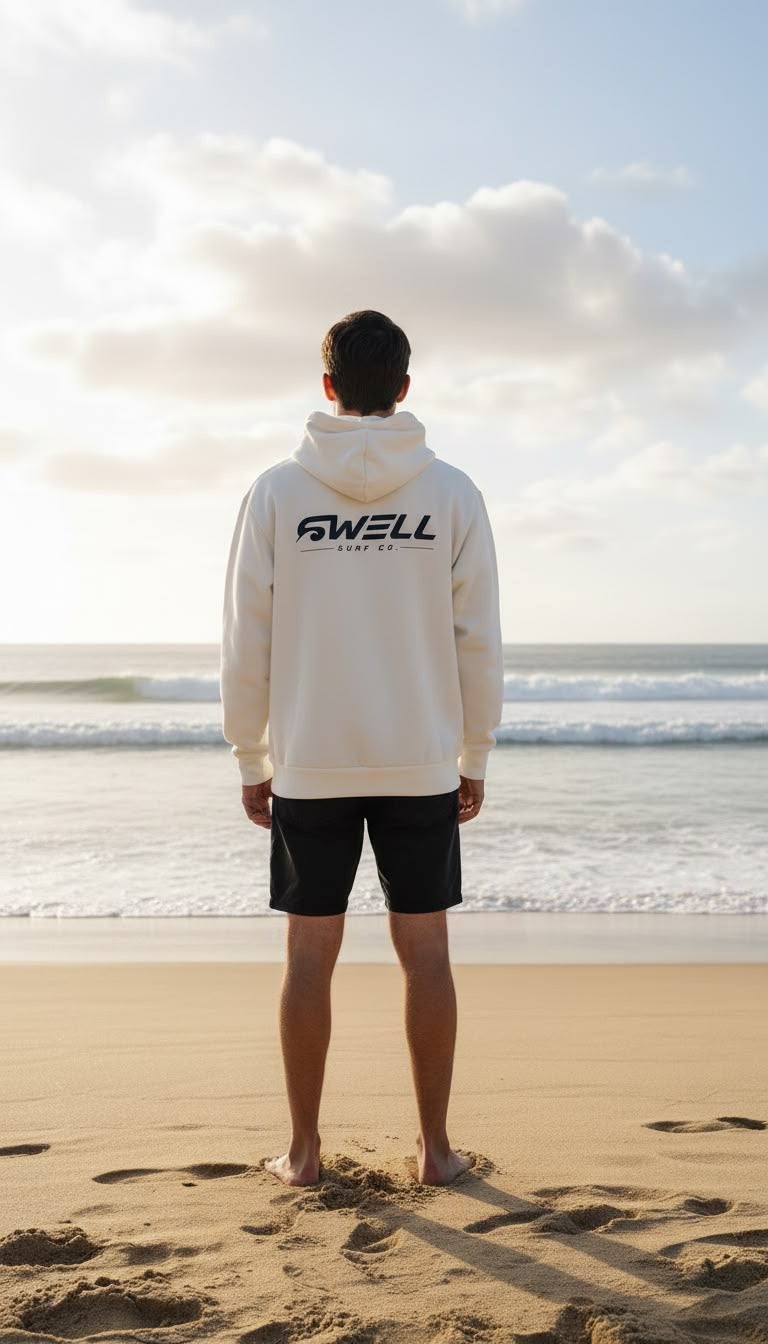 Post Surf Hoodie Cream